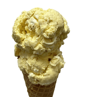 Scoops of homemade ice cream